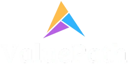 ValuePath Company Logo with dark yellow, blue and purple colors